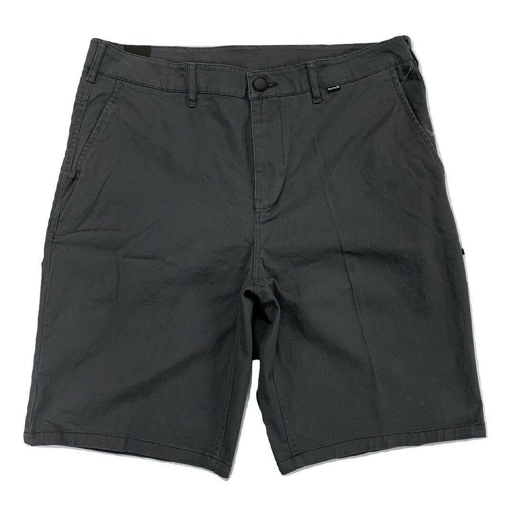 Hurley Men's One and Only 21.5" Chino Walk Shorts - Grey